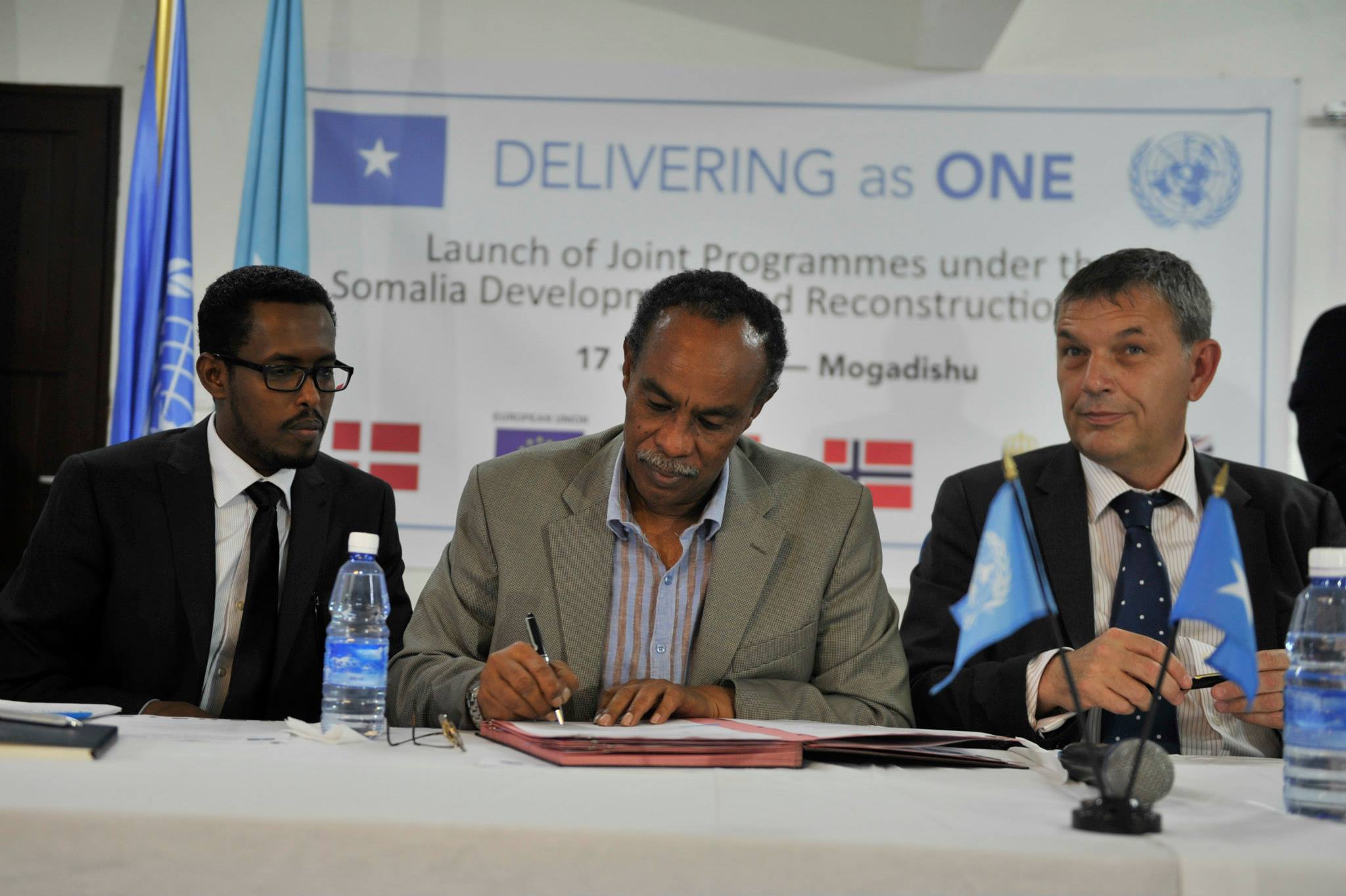 Federal Government of Somalia Sign New Joint Program-mes with UN donors.