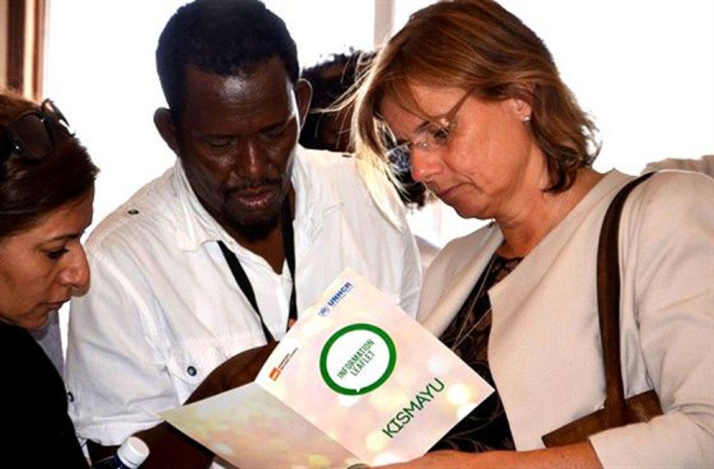 THE SWEDISH MINISTER FOR INTERNATIONAL DEVELOPMENT COOPERATION H.E. MS ISABELLA LÖVIN VISITED NRC IN DADAAB REFUGEE.