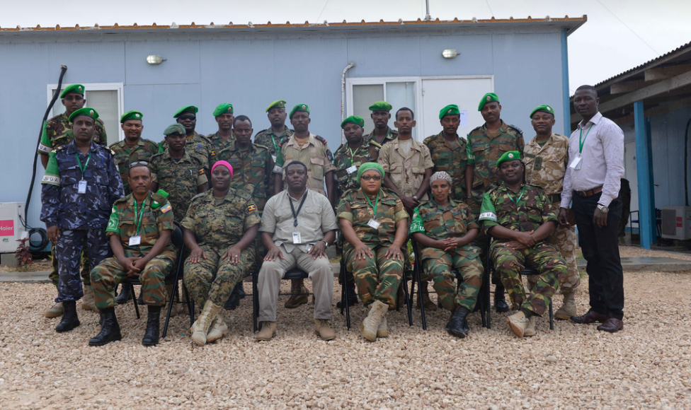 AMISOM trains officers on reporting mechanisms on Human Rights protection